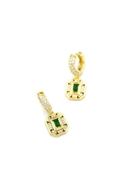 Marsilyan Nvdn- Ieg - Stone Earrings - Gold Iegrs-Nvdn1