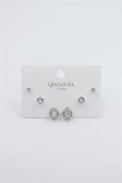 Marsilyan Nvdn- Ieg - Multiple Set Earrings - Silver Iegrs-Nvdn1