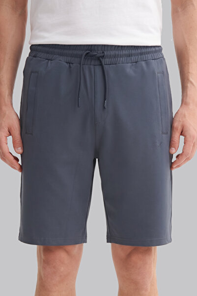 Cazador Knitted Bermuda Shorts Regular Fit Elastic Waist Lace-Up Casual - Sports