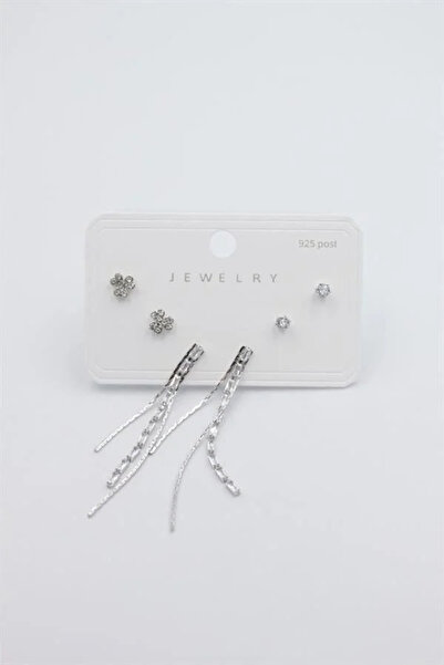 Marsilyan Nvdn- Ieg - Multiple Set Earrings - Silver Iegrs-Nvdn1