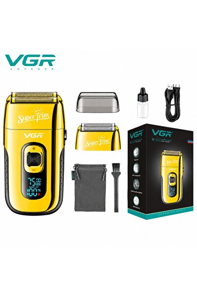 VGR Professional Shaver V-332 SuperTrim, Digital LED Display, 150 Minute Batt...