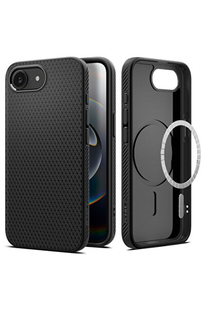 OEM Husa pentru iPhone 16e / iPhone 17e, Spigen, Protectie, negru