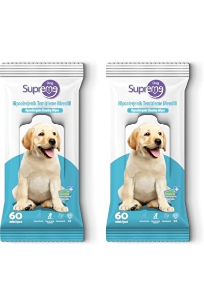 Yıldızan Terra Organik Supreme Dog Hypoallergenic Cleaning Wipes 2-Pack Terra...