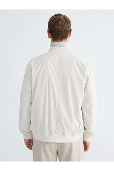 LC Waikiki Beige College Collar Men's Jacket
