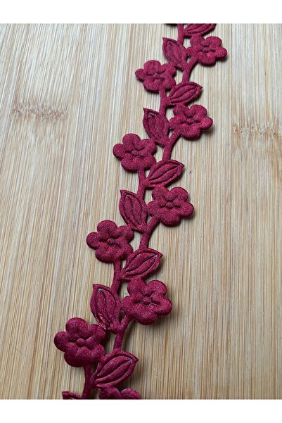Lorin hobi Dekoratif şerit En 2cm 2 metre BORDO