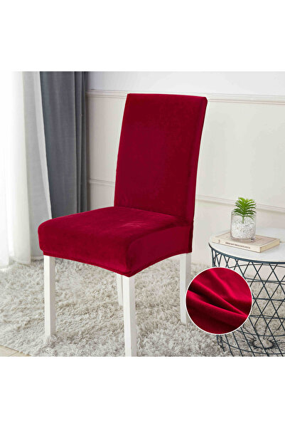 Lenjeria Pufoasa Set 6 huse universale pentru scaun, din catifea