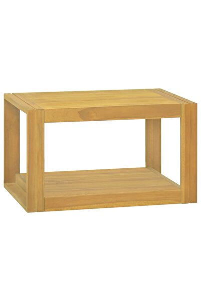 vidaxl Dulap de baie suspendat, 60x45x35 cm, lemn masiv de tec