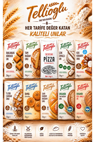 tellioğlu Süper Avantaj Karma Un Çeşitleri 10x1 Kg