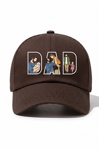 l'eivor Dad- Dad & Daughter Very Special Design Printed Cotton Hat