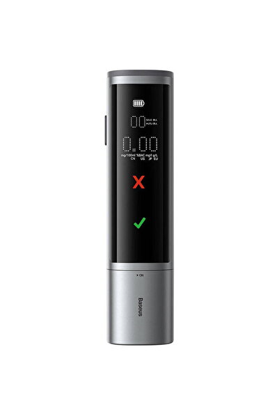 Baseus Etilotest SafeJourney Pro fara piesa bucala 4 unitati de masura, Gri/N...