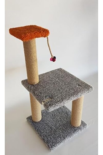 SkyGOO İki Katlı Yavru Gri Kedi Tırmalama Tahtası revify 827927