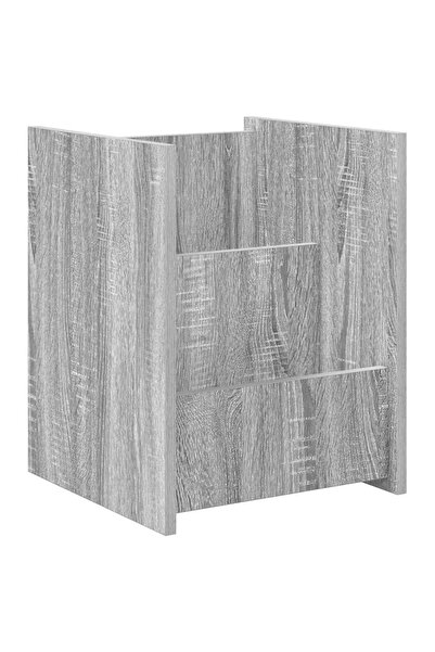 vidaxl Raft pentru reviste Gri Sonoma 35 x 35 x 45 cm Lemn compozit