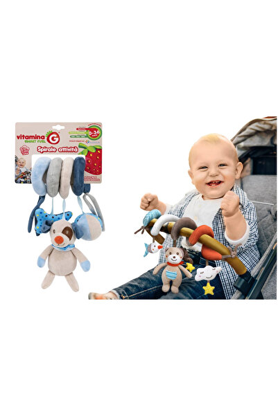 GLOBO SPYRAL STROLLER ACTIVITY W/RATTLE 2 ASS. MOD