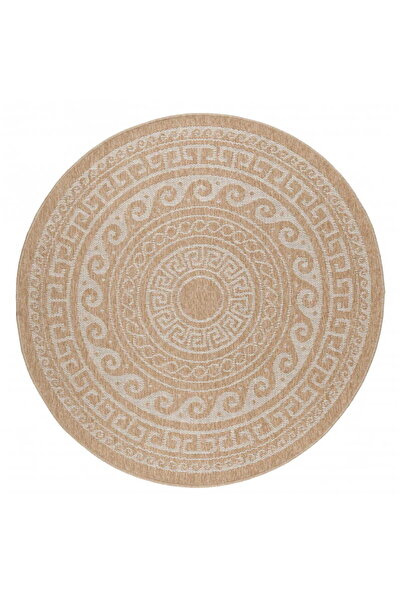 Ayyildyz Covor pentru exterior, Comilla ornament, 120x120 cm, Polipropilen, O...