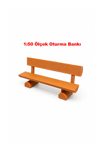 Köseoğlu 2 Adet Ağaç Gövdesi Temalı Oturma Bankı - 1/50 Ölçekli 1:50 2 cm - F...