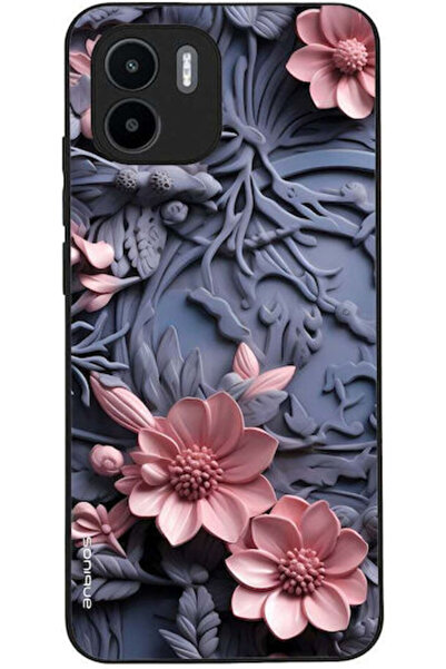 Other Θήκη Sonique Σειράς 3D Λουλουδιών για Xiaomi Redmi A1 Redmi A2 Ροζ 02