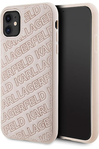 Karl Lagerfeld Καπιτονέ Πλαστικό Ροζ Πίσω Κάλυμμα με Σχέδιο K (iPhone 11) Κωδ...