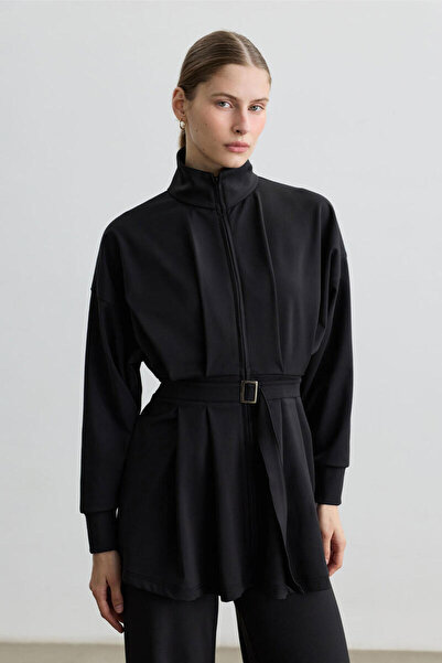 BE BLUE Black Belt Detail Sports Jacket