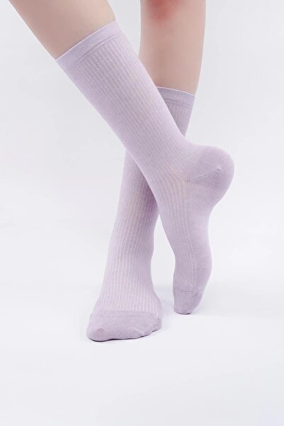 Mısırlı Women's Modal Cashmere Single Sock Socks Lilac