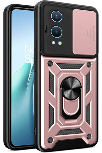 Techsuit Camshield Πίσω Κάλυμμα Πλαστικό / Σιλικόνη Ροζ Χρυσό (OnePlus Nord C...