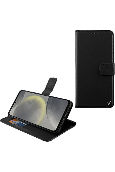 Other Volte-Tel Book Συνθετικό Δέρμα / Σιλικόνη Μαύρο (Galaxy S25)
