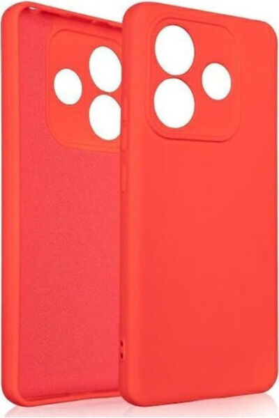 Beline Πίσω Κάλυμμα Σιλικόνης Κόκκινο (Xiaomi Redmi Note 14)