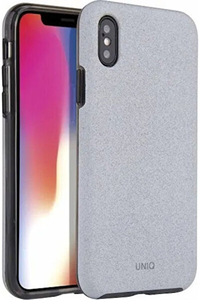 uniq Lithos Πίσω Κάλυμμα Πλαστικό Γκρι (iPhone XS Max) Κωδικός: UNIQ-IP6.5HYB...