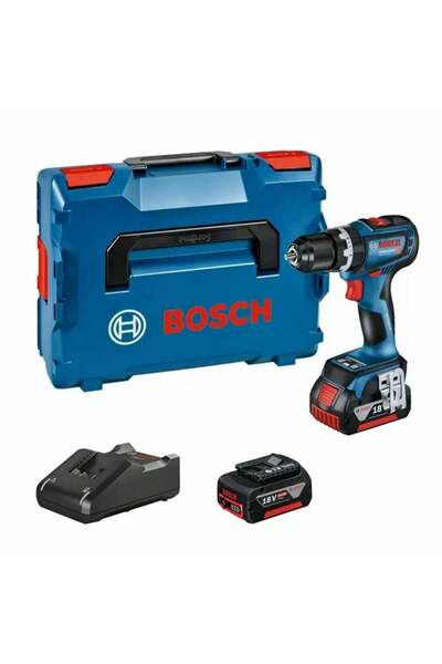 Bosch Akülü Darbeli Vidalama Matkabı GSB 18V-90 C (2 x 5,0 Ah Akü) - 06019K6106