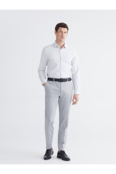 LC Waikiki Gray Slim Fit Men's Fabric Trousers