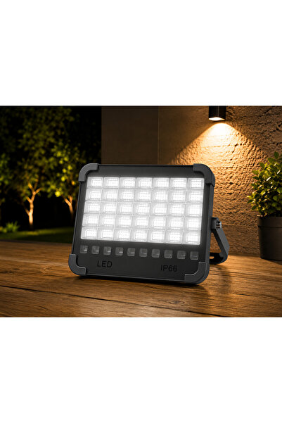 kialed 200w Güneş Enerjili Solar LED Projektör 3 Mod Işık + Kırmızı & Mavi Iş...