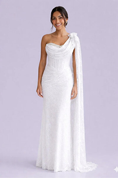 Hot Contact Lace Evening Dress 5342