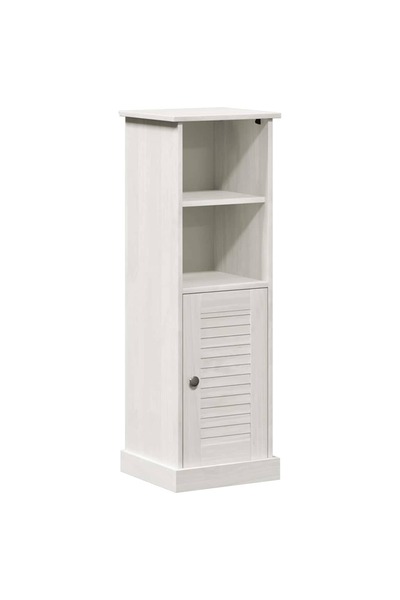 vidaxl Dulap de Baie cu raft VIGO Alb și Alb Antic 37 x 34 x 110 cm