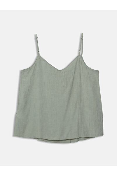 LC Waikiki Απλό Γυναικεία Μπλούζα V-Neck