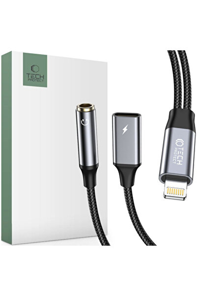 Tech-Protect Lightning Adapter For 3.5Mm Jack For Apple Phones