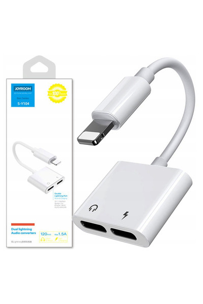 Joyroom Adaptor Lightning 2X pentru iPhone 11 12 13 14