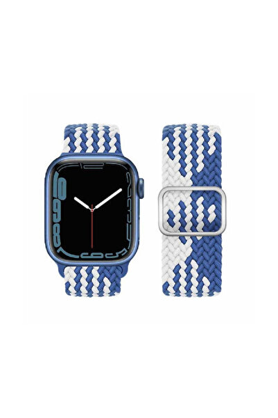 hoco. Hoco WA05 Λουράκι Υφασμάτινο Jane Eyre Μπλε / Λευκό (Apple Watch 38/40/...