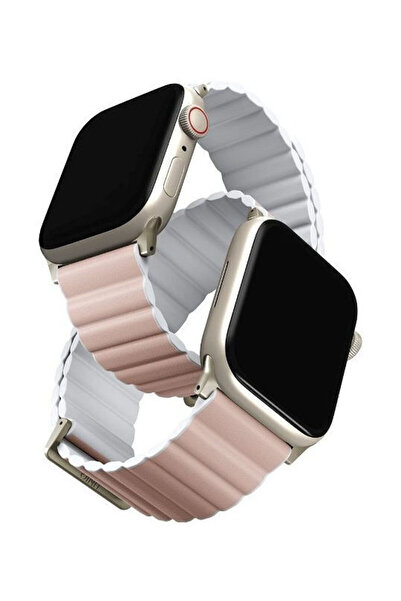 uniq Λουράκι Δερμάτινο Ροζ (Apple Watch 49/45/44/42mm)