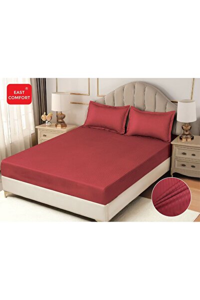 OEM Hotelier Damask Cotton bed cover - with Stretchy - 3 pieces | 16329-CH