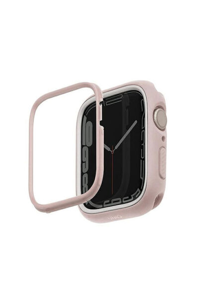 uniq Moduo Θήκη Σιλικόνης Ροζ-Λευκό για Apple Watch 44mm