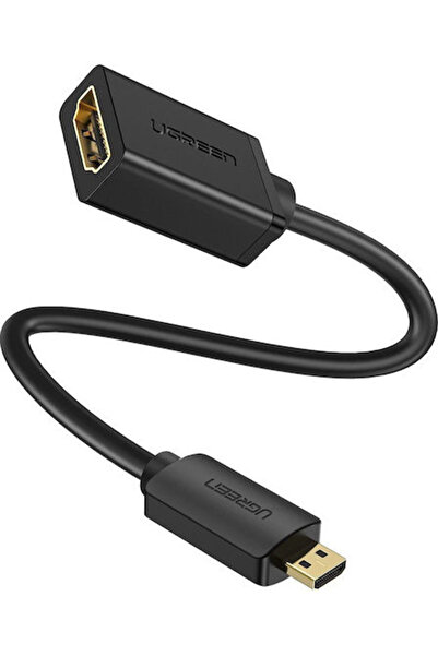 Ugreen Μετατροπέας micro HDMI αρσενικό σε HDMI θηλυκό 1 τεμάχιο 20134