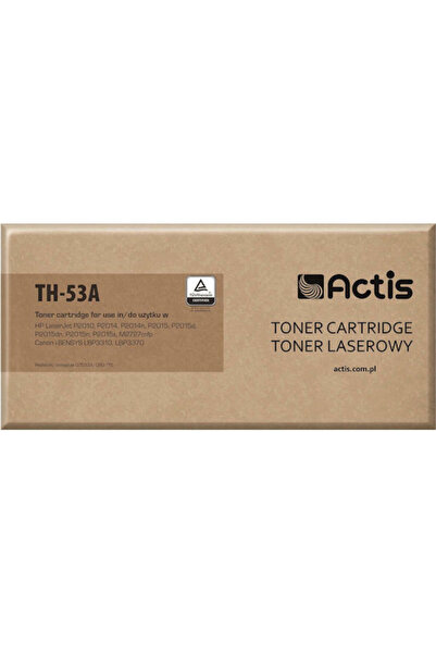 Actis Συμβατό Τόνερ για Εκτυπωτή Λέιζερ HP 53A Q7553A 3000 Σελίδες Μαύρο (TH-...