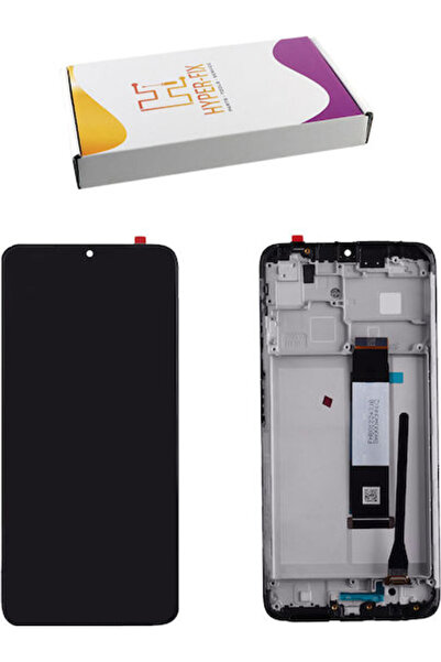 Hyper Οθόνη με μηχανισμό αφής και πλαίσιο για XIAOMI Poco M3, Redmi 9T (Μαύρο...