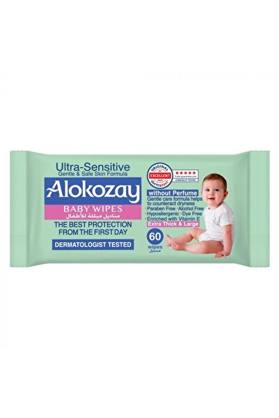 Alokozay Baby Wipes Ult Senstv 60S