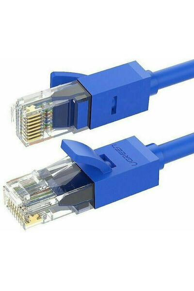 Ugreen Καλώδιο Ethernet U/UTP Cat.6 (Gigabit) 1μ Μπλε Κωδικός: 11204