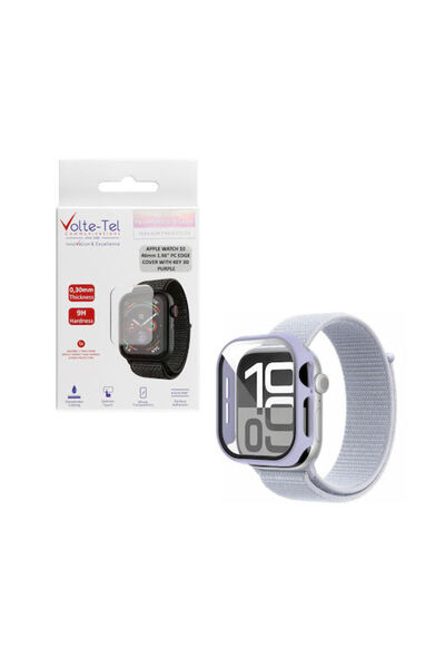 Other Volte-Tel Πλαστική Θήκη Edge Cover με Θήκη Κλειδιού σε Μωβ χρώμα για Ap...