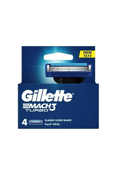 Gillette Gil Mach3 Turbo Cart 4Nos