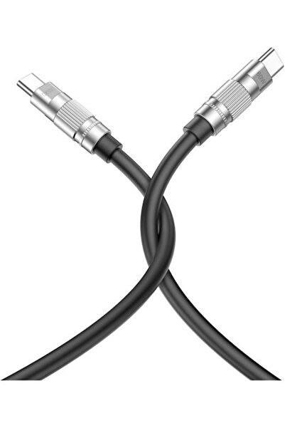 Xo NB-Q228B Καλώδιο USB 2.0 USB-C Αρσενικό - USB-C 60W Μαύρο 1.2μ