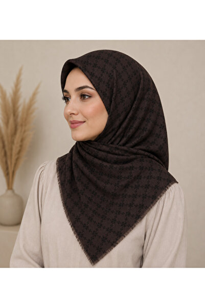 Butik Yüzde 70 Pamuk Flamlı Eşarp Yazma