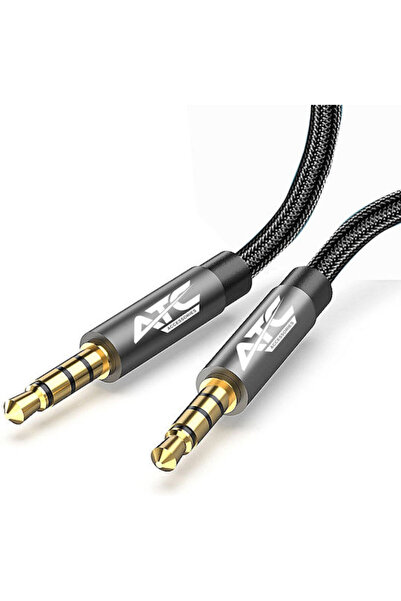 ATC Καλώδιο Ήχου TRRS 3.5mm Αρσενικό σε 3.5mm Αρσενικό, Μαύρο, 1.5μ