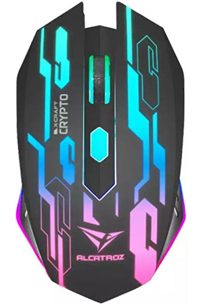 Other Alcatroz X-Craft Κρυπτογραφικό Ποντίκι Gaming Μαύρο